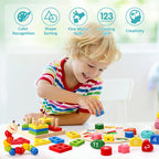 Montessori 3D Wooden Puzzle Educational Learning Toy for Kids