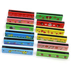 Wooden Harmonica Musical Instrument Toy for Early Learning Kids