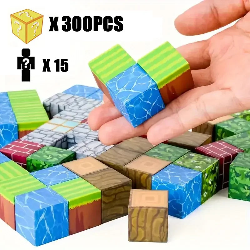 Magnetic Building Blocks Mine World STEM Construction Set