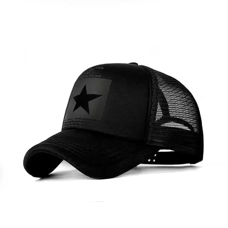 Breathable Mesh Snapback Baseball Cap for Casual Outdoor Style
