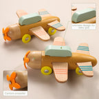 Wooden Montessori Train Learning Toy for Toddlers and Preschool Kids