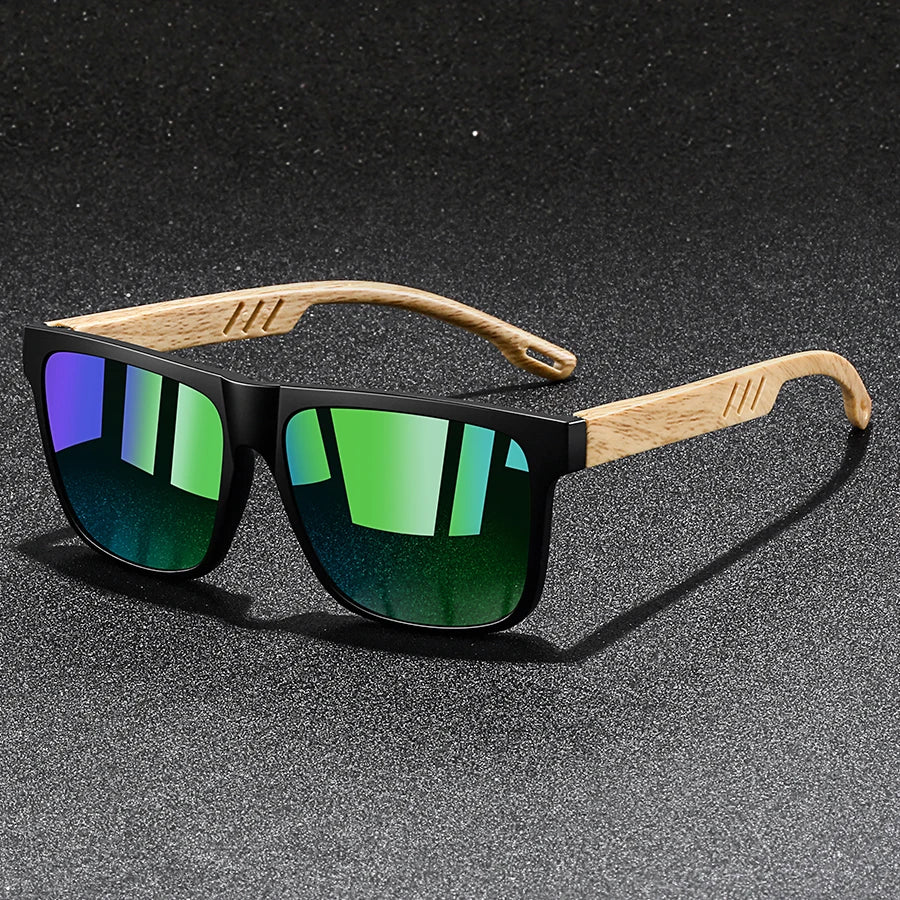 Vintage Square Polarized UV400 Sunglasses for Men & Women