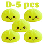 Simulation Dumplin Toy Night Light Soft Dumplings Soft Cute Steamer Birthday Gift Prank Props Colorful Dumping Toy Squishy Gifts