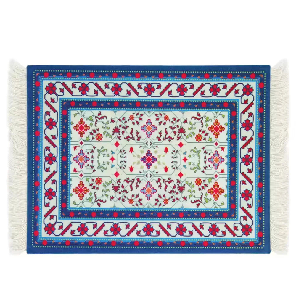 Mousepad Meal Mat Persian Carpet Style Rubber Anti-slip Durable Printing Rectangle Gaming Mouse Pads Coaster