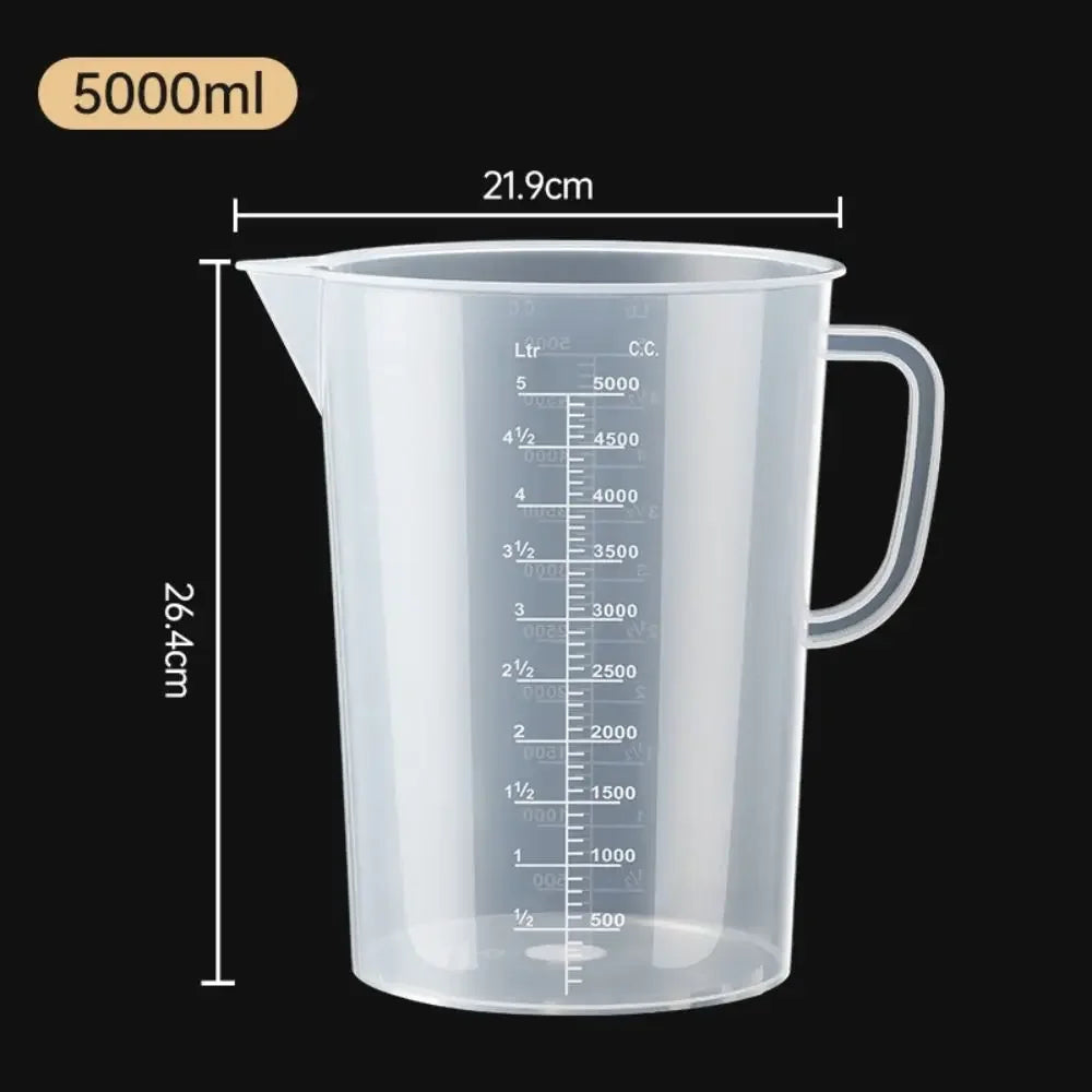Food Grade Plastic Measuring Cup with Scale – Graduated Kitchen Measuring Jug