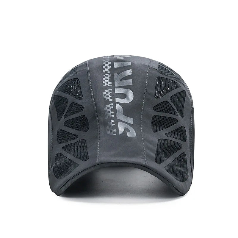 Quick Dry Mesh Flat Ivy Cap for Golf Driving and Outdoor Comfort