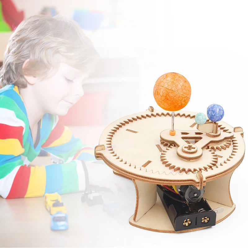 DIY Wooden Solar System Astronomy Model