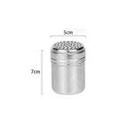 Stainless Steel Seasoning Jar with Rotating Lid for Salt and Spices