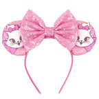 Sequin Mouse Ears Bow Headband for Women & Girls