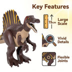 Jurassic Spinosaurus Movable Building Block Dinosaur Model