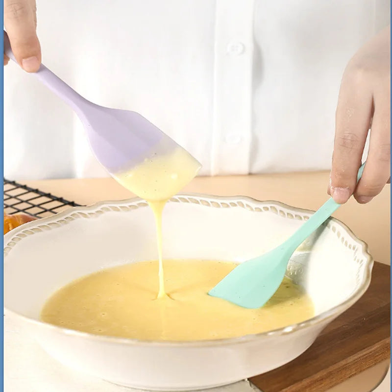 Heat Resistant Silicone Spatula – Non Stick Cream & Baking Tool