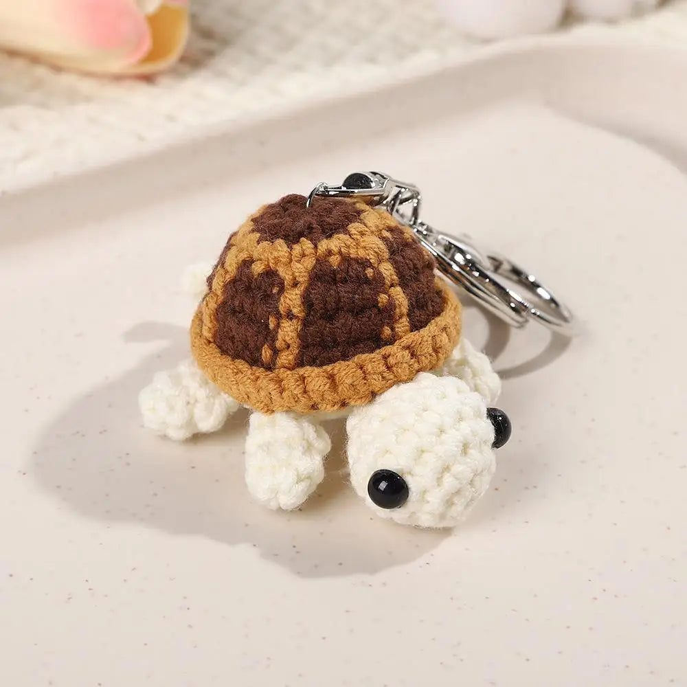 Cute Turtle Crochet Keychain Mini Turtle Bag Charm