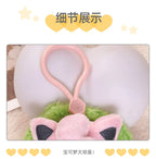 Cute Pokémon Plush Keychain Cartoon Bag Charm Set