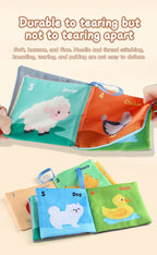 Soft 3D Touch & Feel Baby Cloth Book