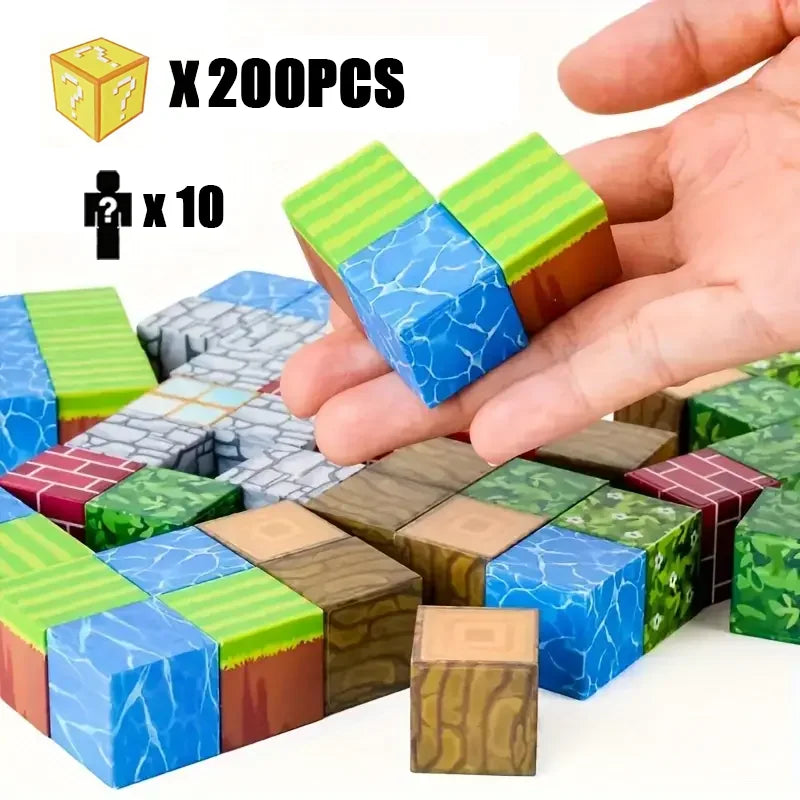 Magnetic Building Blocks Mine World STEM Construction Set