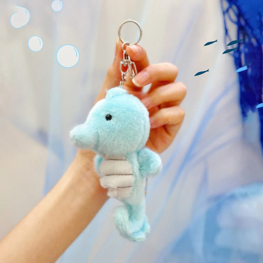 Cute Rabbit Bow Plush Keychain Bag Charm Gift for Girls and Women