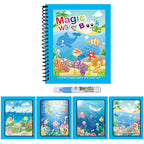 Magic Water Drawing Book – Reusable Mess-Free Painting Toy