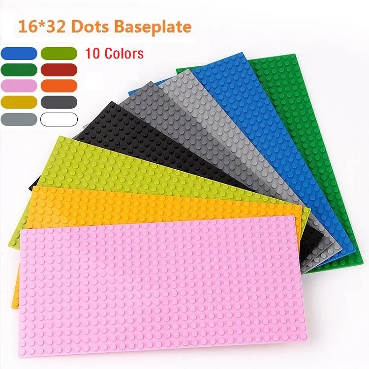 Classic Building Block Baseplate for Creative Construction Toy Sets