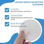 1Box 100Pcs Pet Eye Cleaning Wipes Fragrance Free Hypoallergenic Dog Cat Tear Stain Remover Gentle Soothing Ear Eye Care Wipes
