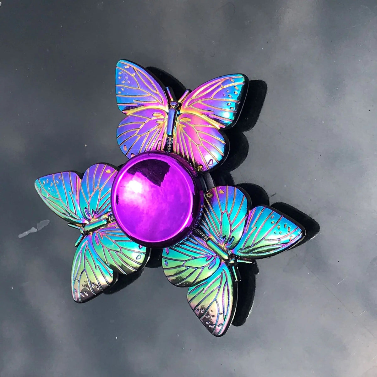 Rainbow Metal High-Speed Fidget Spinner