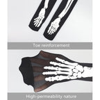 Luminous Skull Stockings Halloween Bar Glow-in-the Dark Glow-in-the Dark Disco Socks Slimming Black Pantyhose Funny stockings