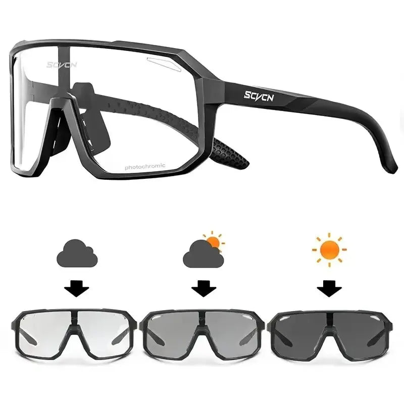 Photochromic UV400 Cycling Sunglasses for MTB & Road Cycling