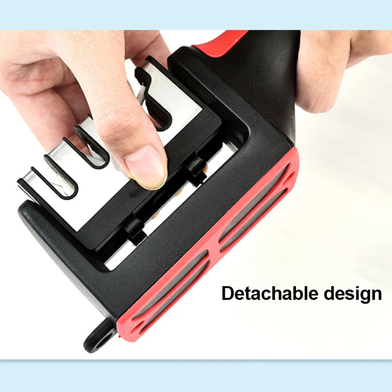 Knife Sharpener – Multi Functional Handheld Kitchen Sharpening Tool
