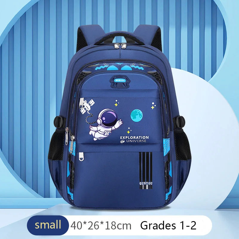 Kids Astronaut Waterproof School Backpack