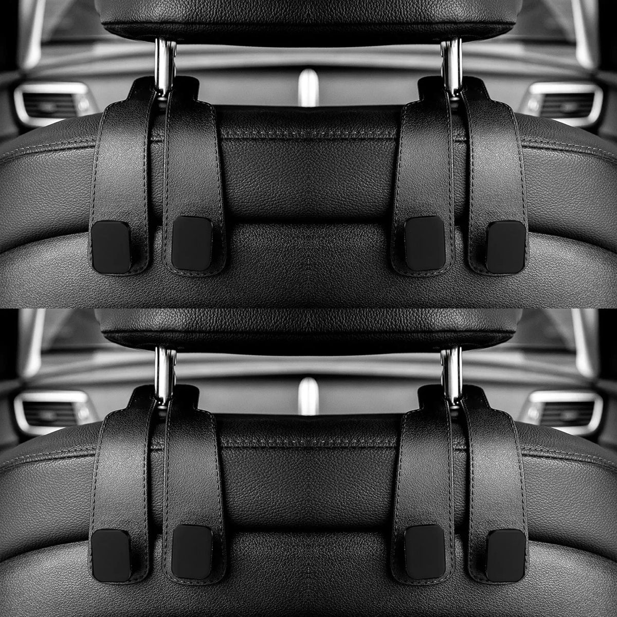 Car Headrest Hooks Hanger for Bags Seat Back Organizer Holder Clips Auto Fastener Hooks Car St
