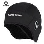 Winter Fleece Thermal Cycling Skull Cap for Outdoor Sports