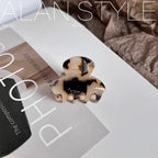 Mini Heart Acetate Hair Claw Clip for Women & Girls