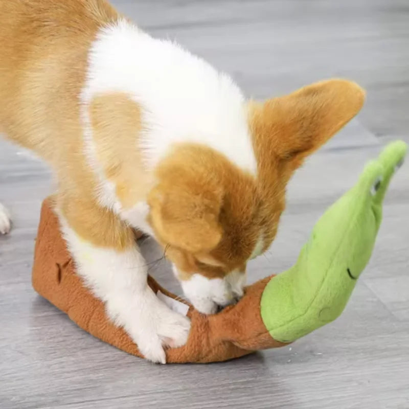 Snail Shaped Snuffle Puzzle Pet Toy for Dogs and Cats Play