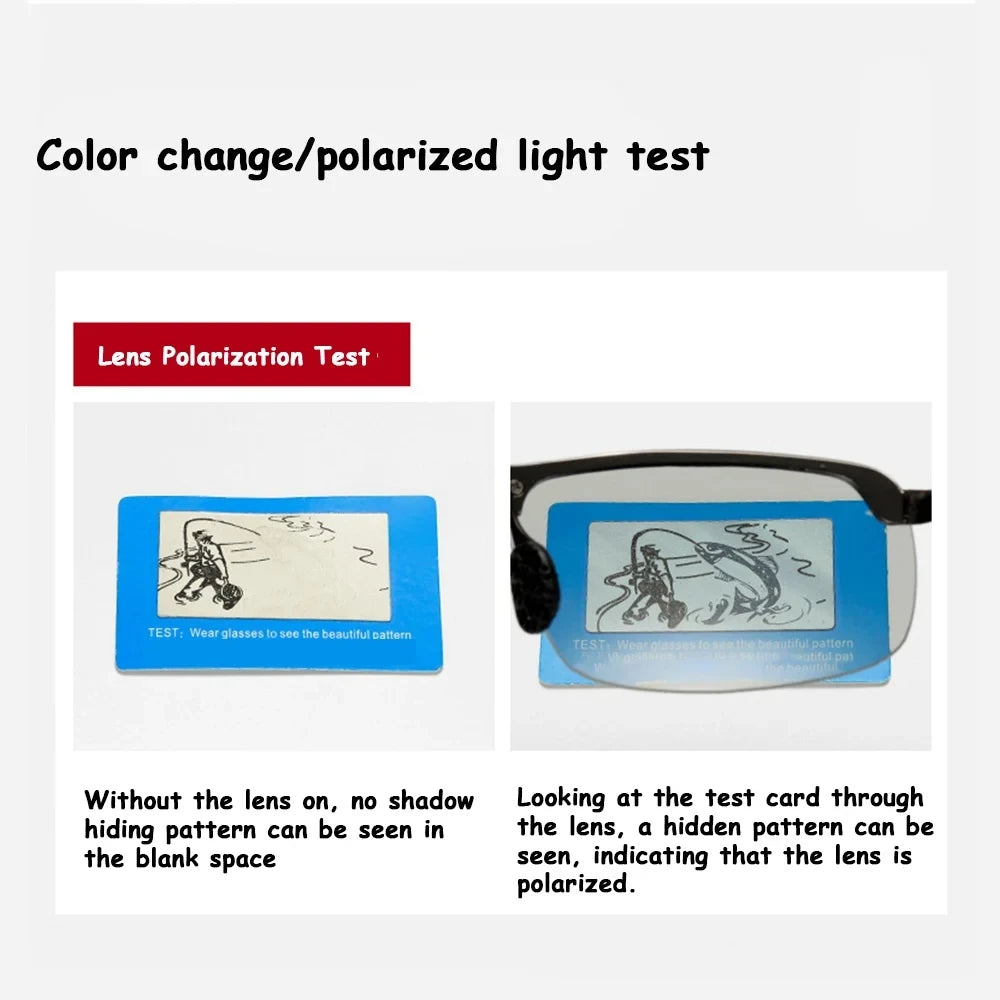 Photochromic Polarized UV400 Driving Sunglasses for Men