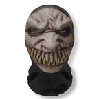 Halloween Ghost 3D Printed Mask, Stretchy Mesh Full Head Accessory, Fun Horror Cosplay Party Halloween