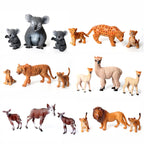Mini Farm & Wildlife Animal Figurine Set