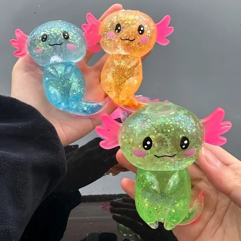 Colorful Salamander Squishy Fidget Stress Relief Toy for Kids