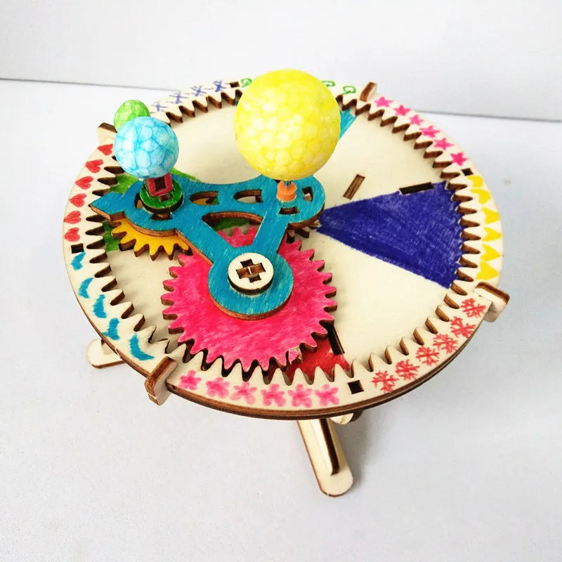 DIY Wooden Solar System Astronomy Model