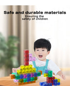 Magnetic Cubes Building Blocks STEM Learning Toy for Kids