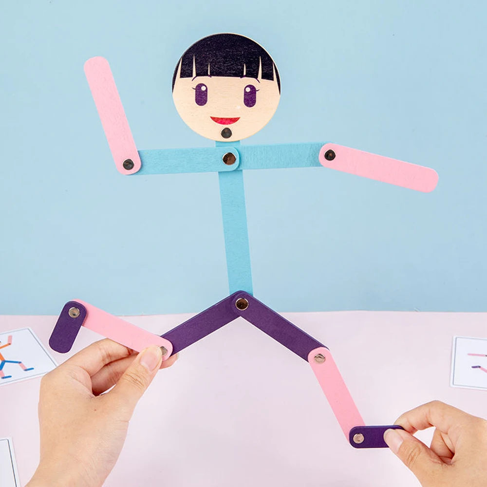 Montessori DIY Puzzle Board Educational Learning Toy for Kids
